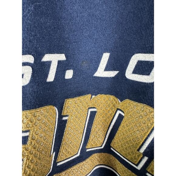 Vintage St Louis Rams LA Los Angeles Rams Long Sleeve Shirt NFL Tag 2XL *Read* - Picture 3 of 4